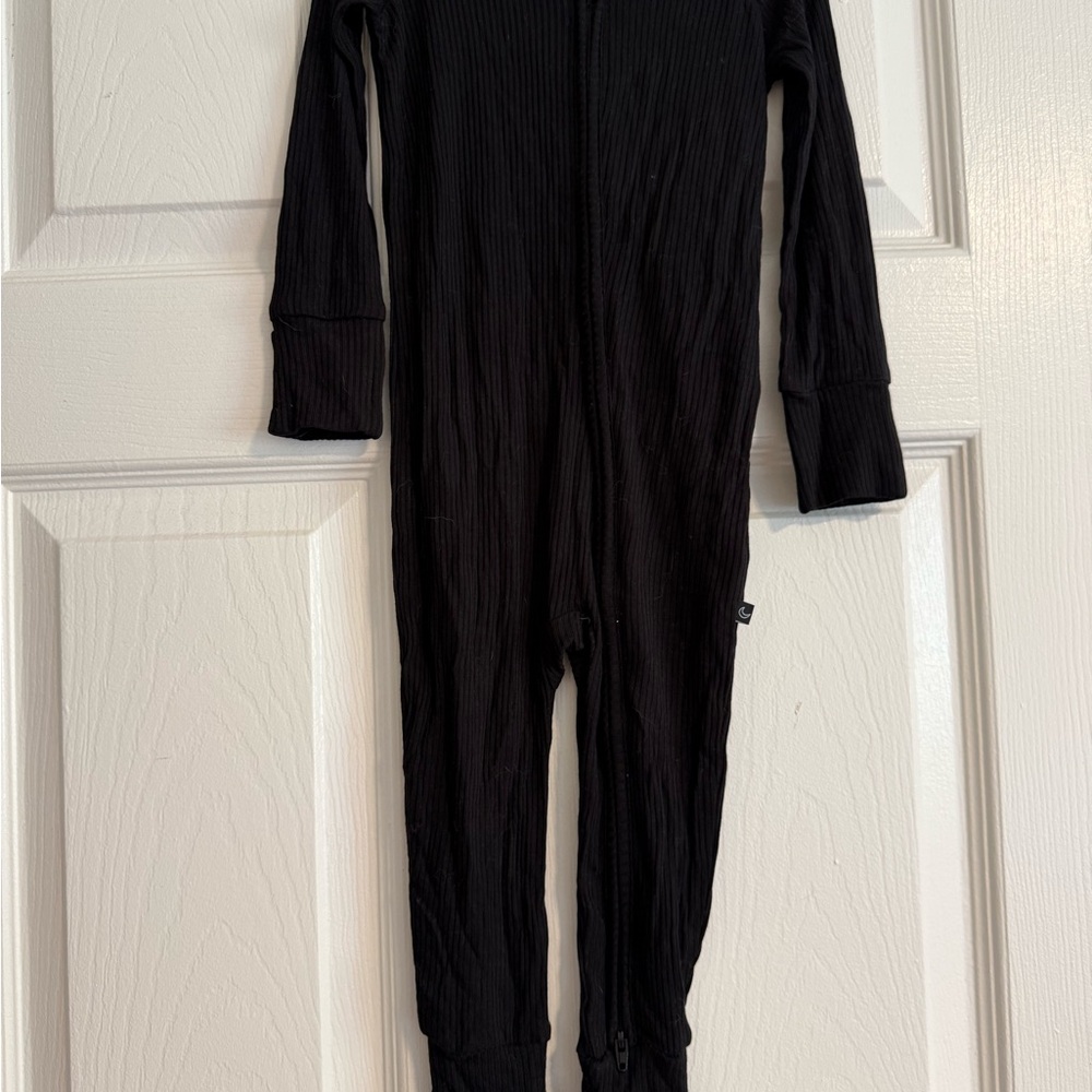 Cozy Black Kids Footie Pajamas